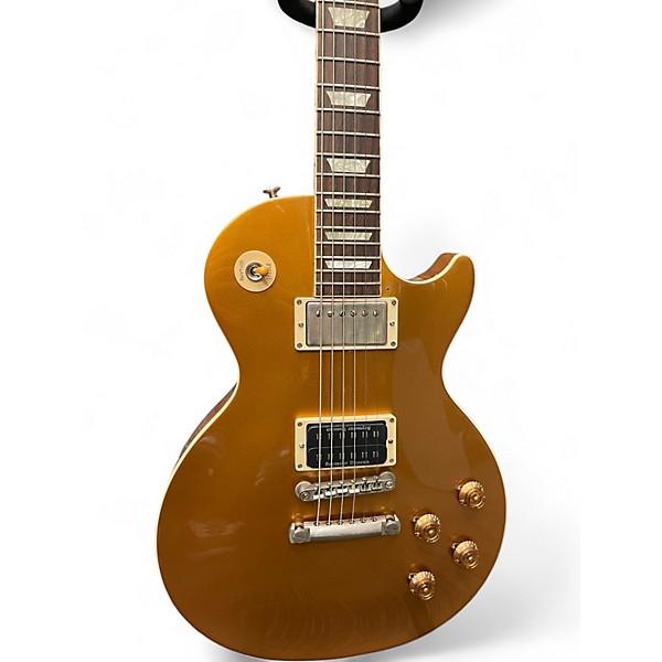 Used Gibson Les Paul Standard 1950S Neck Gold Top Solid Body Electric Guitar