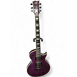 Used ESP LTD EC1000 Deluxe Trans Purple Solid Body Electric Guitar