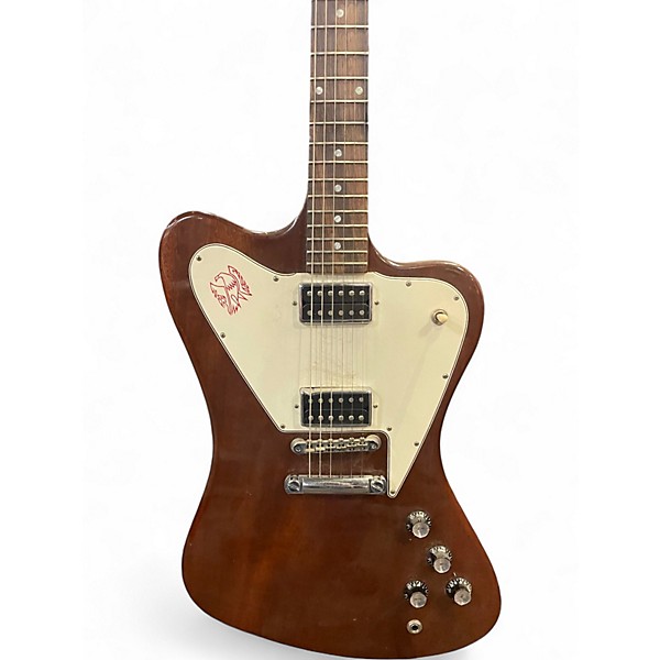 Used 2000s Gibson Custom Shop Non Reverse Firebird Natural Mahogany Solid Body Electric Guitar