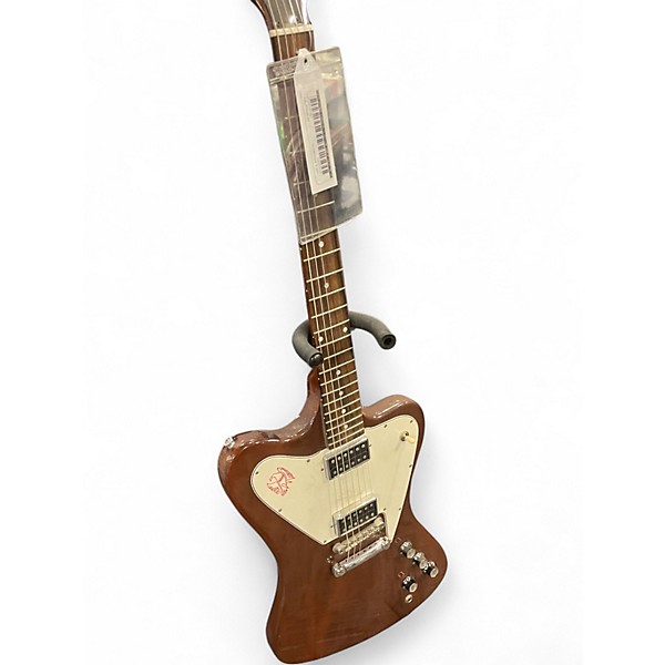 Used 2000s Gibson Custom Shop Non Reverse Firebird Natural Mahogany Solid Body Electric Guitar