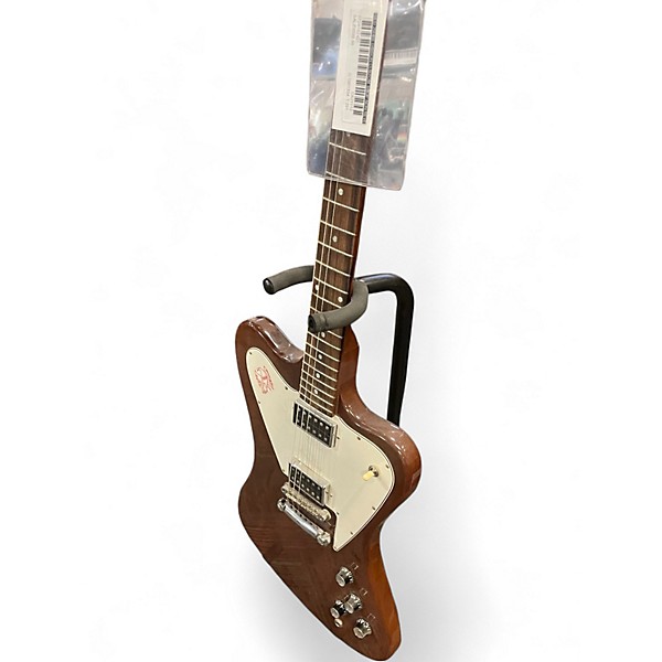 Used 2000s Gibson Custom Shop Non Reverse Firebird Natural Mahogany Solid Body Electric Guitar