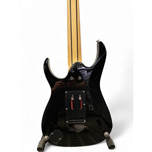 Used Ibanez UV777 Universe Steve Vai Signature 7 String Black Solid Body Electric Guitar