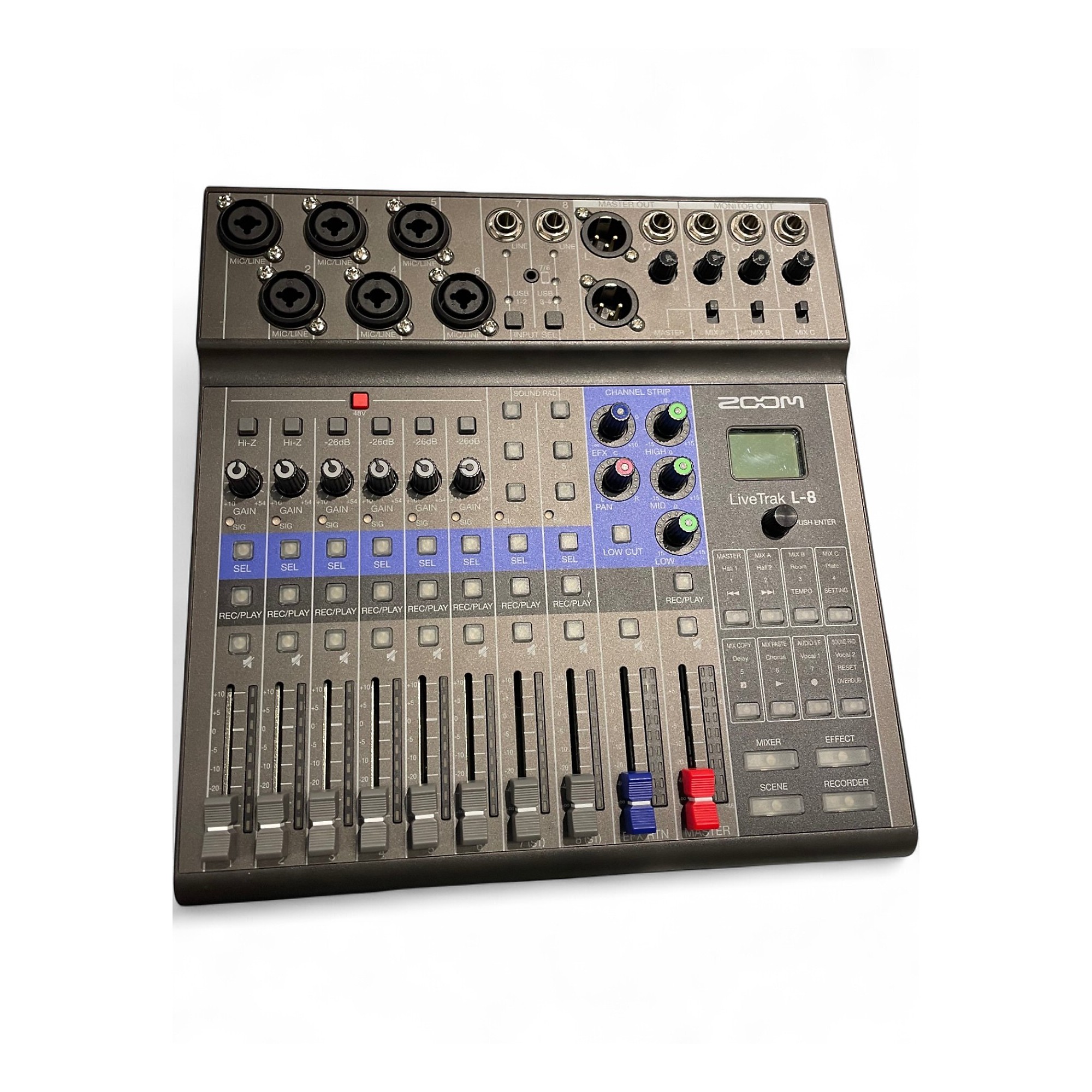 Used Zoom livetrak l8 Powered Mixer | Guitar Center