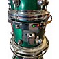 Used Premier 4 Piece genista shell pack Green Drum Kit