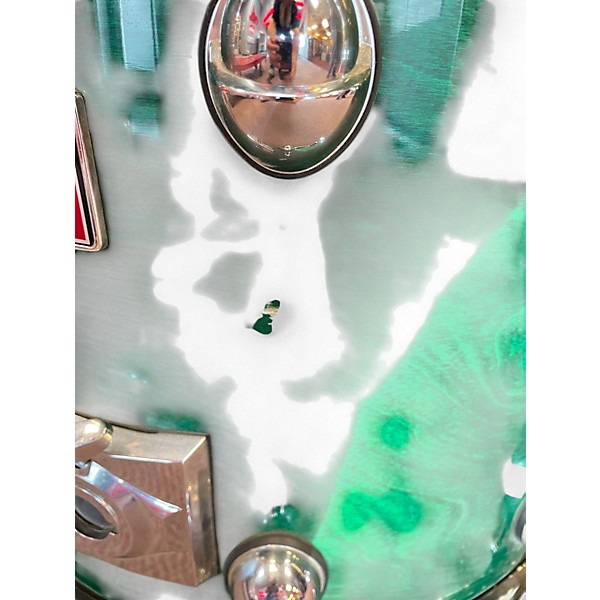 Used Premier 4 Piece genista shell pack Green Drum Kit