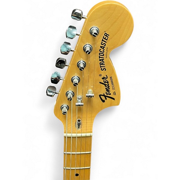 Used Fender International Stratocaster Maui Blue Solid Body Electric Guitar