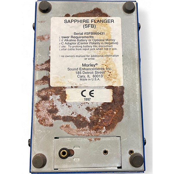 Used Morley SAPPHIRE FLANGER Effect Pedal