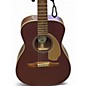 Used Fender malibu bergundy Acoustic Electric Guitar