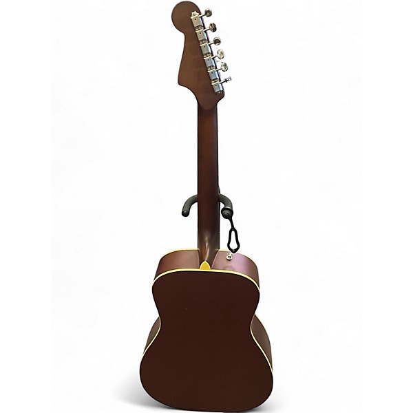 Used Fender malibu bergundy Acoustic Electric Guitar