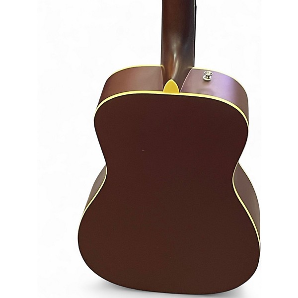 Used Fender malibu bergundy Acoustic Electric Guitar