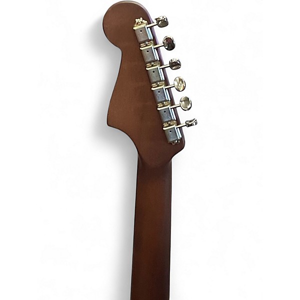 Used Fender malibu bergundy Acoustic Electric Guitar