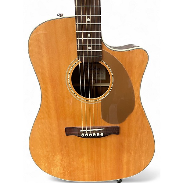 Used Fender Sonoran SCE Natural Acoustic Electric Guitar