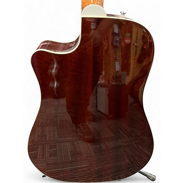 Used Fender Sonoran SCE Natural Acoustic Electric Guitar