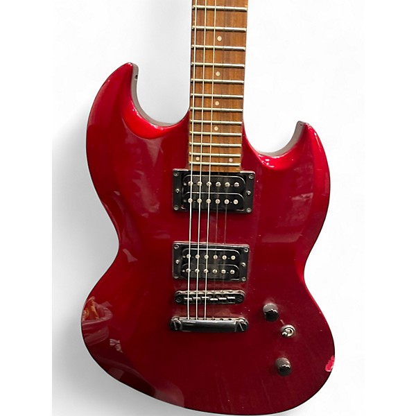 Used ESP LTD Viper 50 Red Solid Body Electric Guitar Red