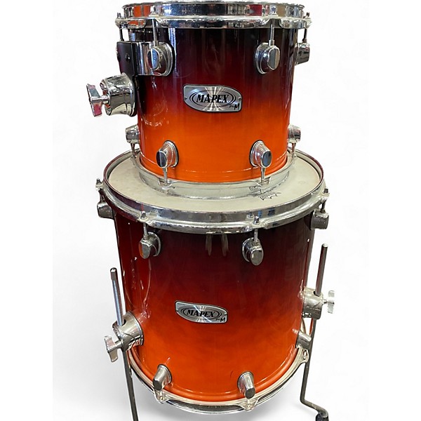 Used 2006 Mapex 6 Piece Pro M Cherry Fade Drum Kit