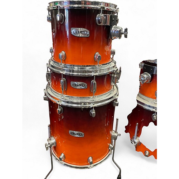 Used 2006 Mapex 6 Piece Pro M Cherry Fade Drum Kit