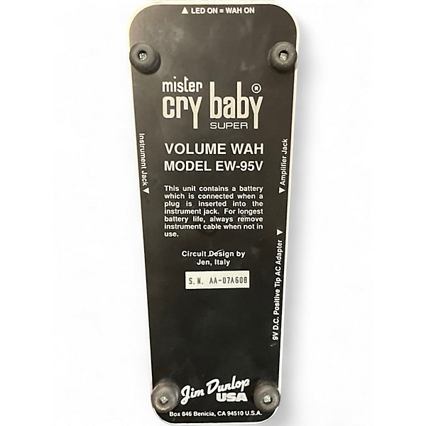 Used Dunlop EW-95V Mister Crybaby Super Effect Pedal