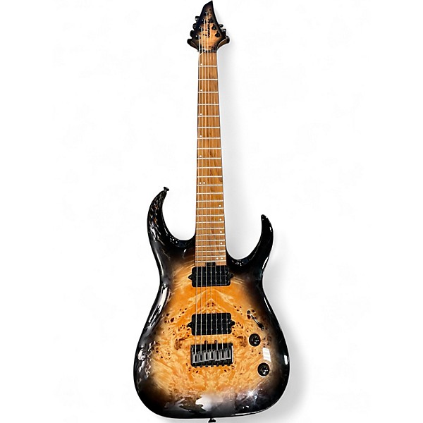 Used Jackson Pro Series Misha Mansoor Signature Juggernaut HT7FM BLACK BURST Solid Body Electric Guitar