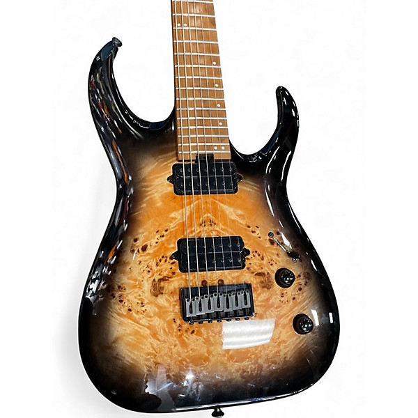 Used Jackson Pro Series Misha Mansoor Signature Juggernaut HT7FM BLACK BURST Solid Body Electric Guitar