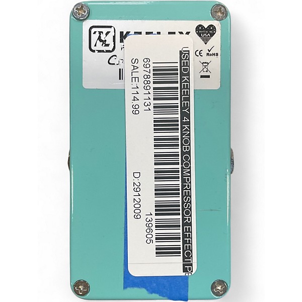 Used Keeley 4 Knob Compressor Effect Pedal