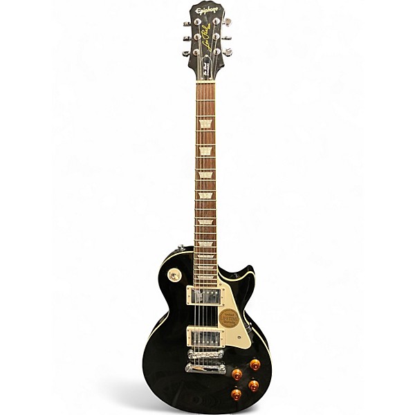 Used Epiphone Les Paul Standard Black Solid Body Electric Guitar