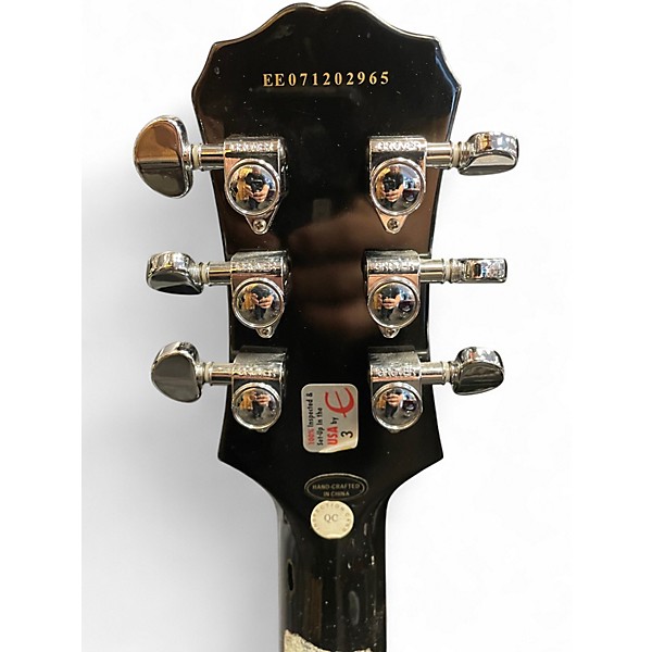 Used Epiphone Les Paul Standard Black Solid Body Electric Guitar