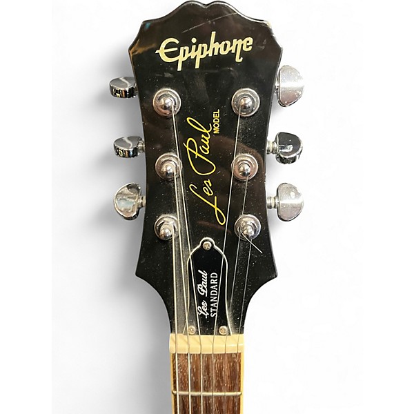 Used Epiphone Les Paul Standard Black Solid Body Electric Guitar