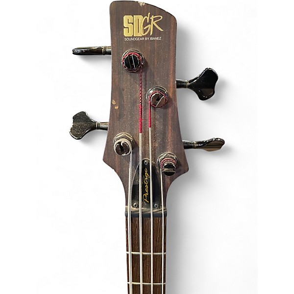 Used Ibanez PRESTIGE SDGR  Brown Electric Bass Guitar
