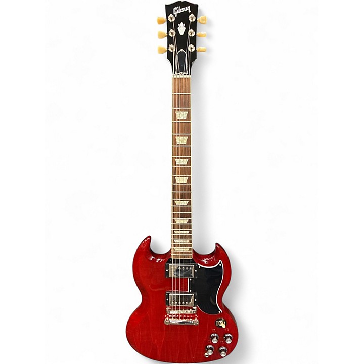 ギター Gibson SG GT 2019 - Candy Apple Used 2022 Gibson 1961 SG Custom Reissue Candy Apple Red Solid Body