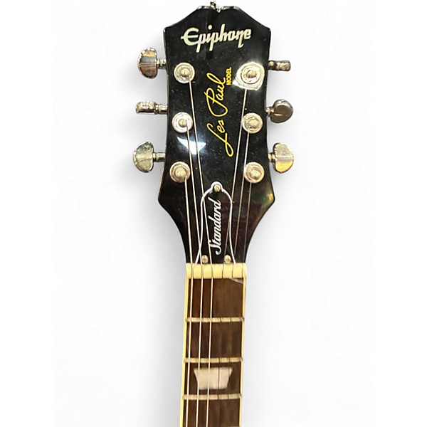 Used Epiphone Les Paul Standard Black Solid Body Electric Guitar