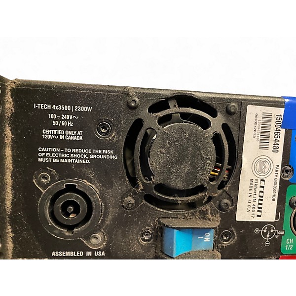 Used Crown iTECH 4x3500 Power Amp