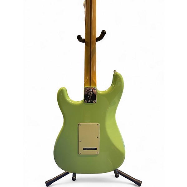 Used Fender Player Stratocaster Metallic Surf Green Solid Body Electric Guitar
