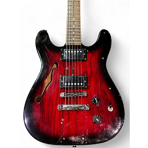 Used Fender TC-90 RED SUNBURST Hollow Body Electric Guitar