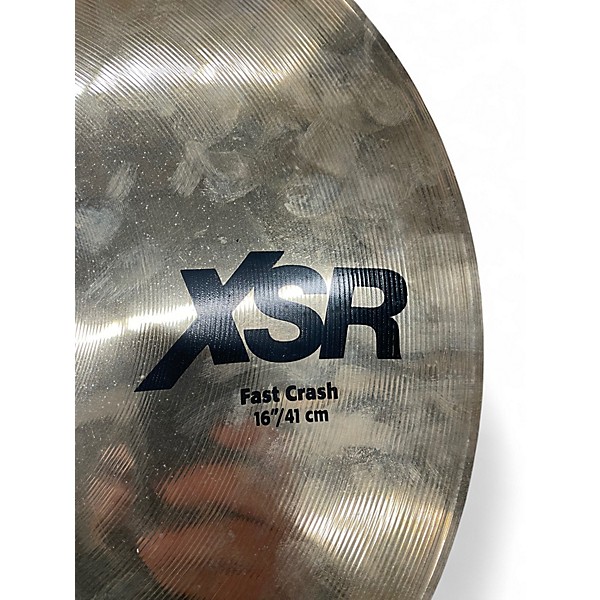 Used SABIAN 16in XSR fast crash Cymbal