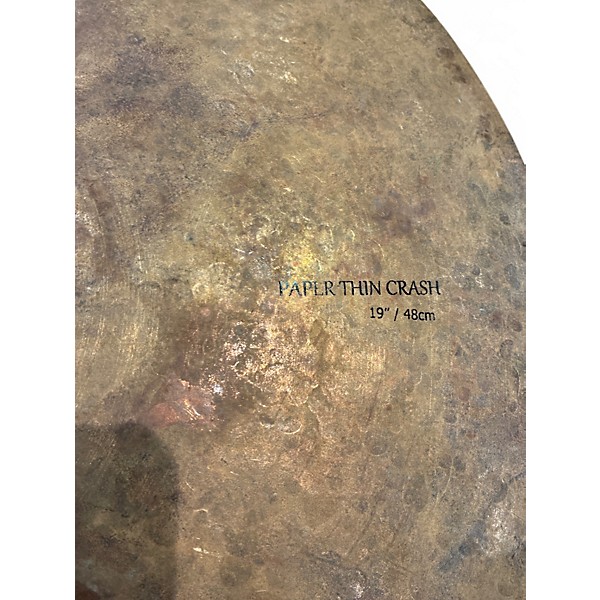 Used Mehteran 19in Mini Cup Paper Thin Crash Cymbal