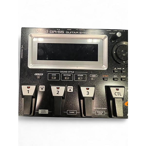 Used Roland GR 55GK Effect Pedal Package