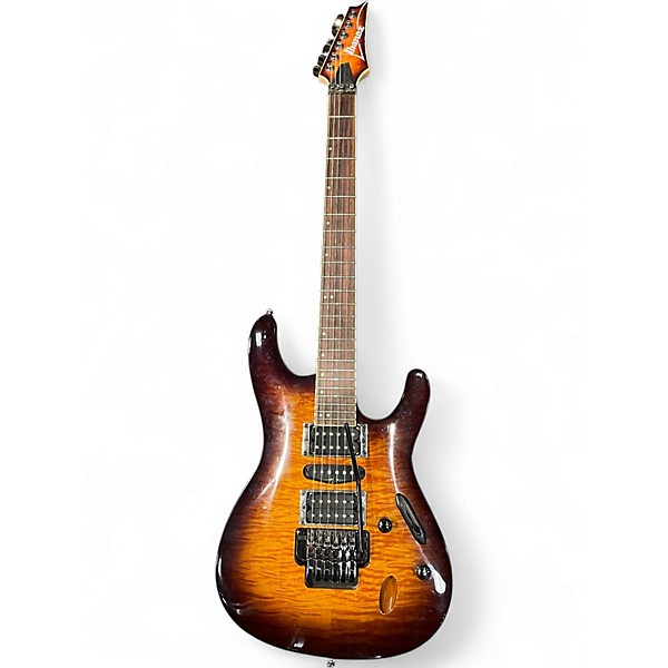 Used Ibanez s670qm dragon eye Solid Body Electric Guitar
