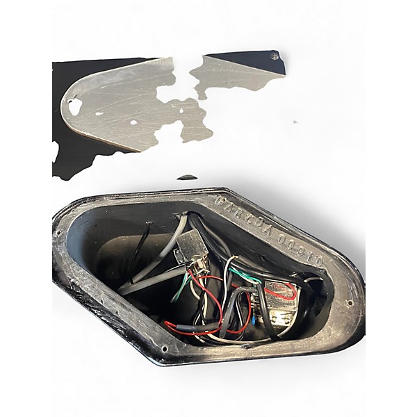 Used Peavey hp2 poplar burl Trans Blue Solid Body Electric Guitar