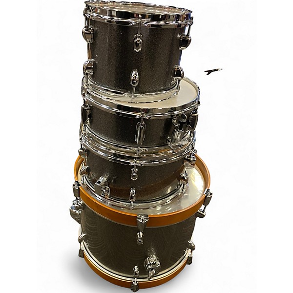 Used TAMA 4 Piece CLUB JAM GALAXY SILVER Drum Kit