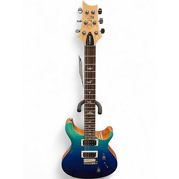 Used 2025 PRS SE Custom 24 Sapphire Fade Solid Body Electric Guitar