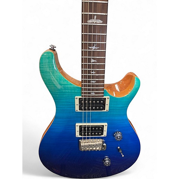 Used 2025 PRS SE Custom 24 Sapphire Fade Solid Body Electric Guitar