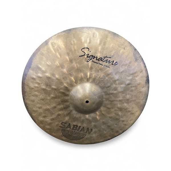 Used SABIAN 21in Signature Fierce Ride Cymbal