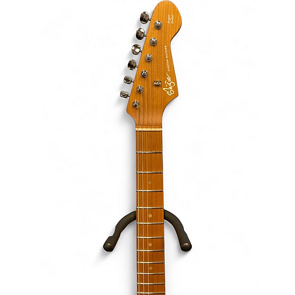 Used 2020s Shijie STE Relic'd Olympic White Solid Body Electric Guitar