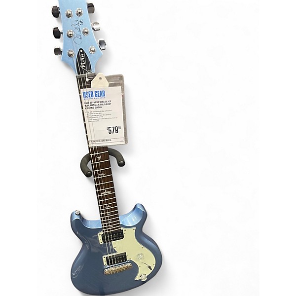 Used 2019 PRS Mira SE Ice Blue Metallic Solid Body Electric Guitar