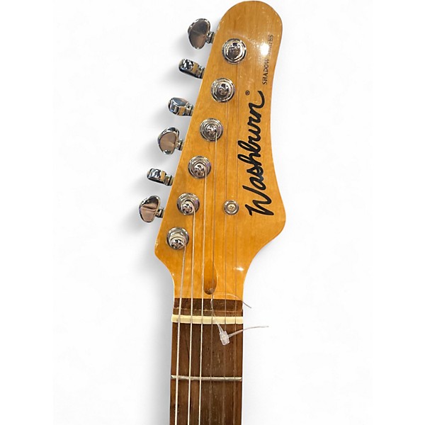 Used Washburn Shadow Series Red Solid Body Electric Guitar