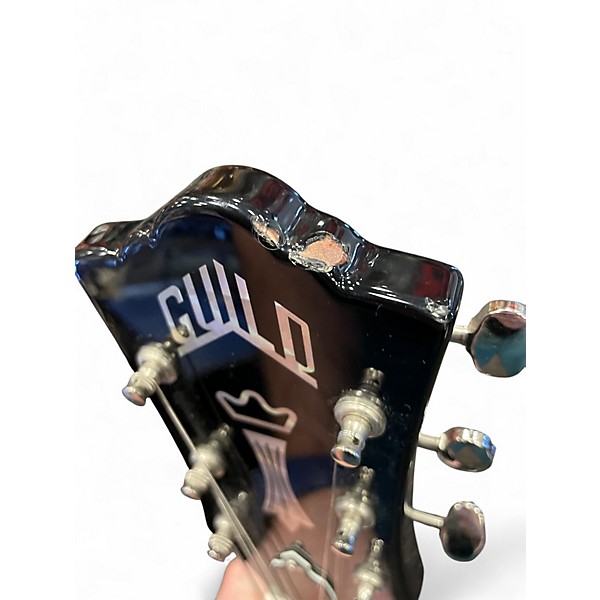 Used Guild Aristocrat HH TRANS BLACK Solid Body Electric Guitar