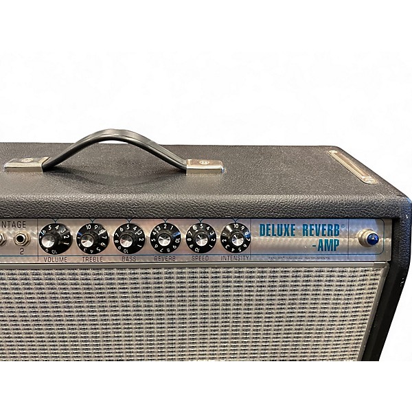 Used Fender 1968 Custom Deluxe Reverb 22W 1x12 Tube Guitar Combo Amp