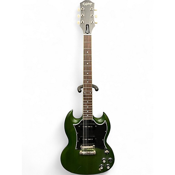 新品同等 Epiphone SG Classic Worn P90 Worn Used Epiphone SG CLASSIC P90 WORN GREEN Solid Body Electric