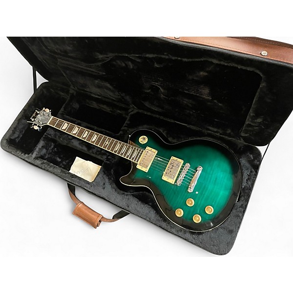 Used Keith Urban LIGHT THE FUSE LEFT HANDED Blue Burst Solid Body Electric Guitar