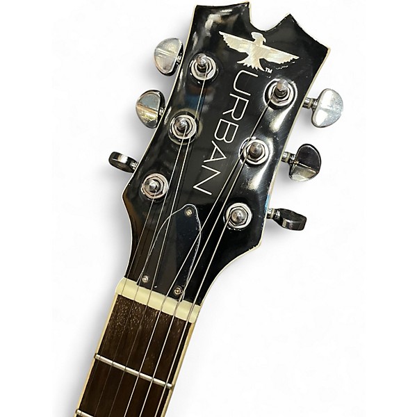 Used Keith Urban LIGHT THE FUSE LEFT HANDED Blue Burst Solid Body Electric Guitar